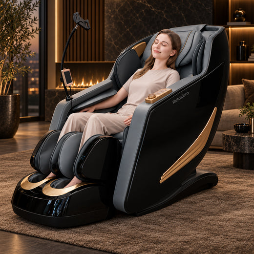 松胜MX650按摩椅|135cm长导轨·腰肩双热敷·4D机芯·AI按摩算法