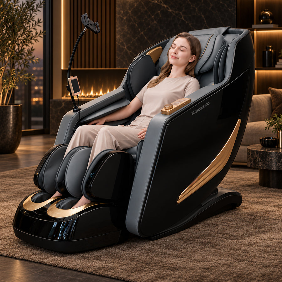 松胜MX650按摩椅|135cm长导轨·腰肩双热敷·4D机芯·AI按摩算法